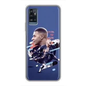 Чехол (TPU) с Футболистом на ZTE Blade A71 (Килиан)