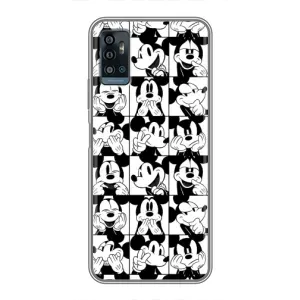 Чехлы с принтом Микки Маус на ZTE Blade A71 (Коллаж Микки Маус)