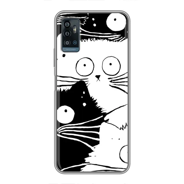 Чехол с рисунком «КОТИКИ» для ZTE Blade A71 Чехол с рисунком «КОТИКИ» для ZTE Blade A71