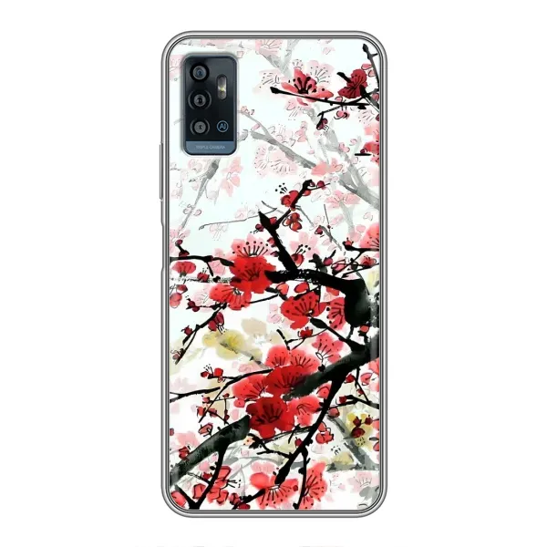 Чехол с рисунком «Красивая Сакура» для ZTE Blade A71 Чехол с рисунком «Красивая Сакура» для ZTE Blade A71