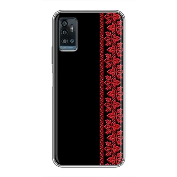 Чехол с рисунком «Красная Вышиванка» для ZTE Blade A71 Чехол с рисунком «Красная Вышиванка» для ZTE Blade A71