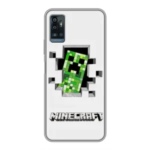 Чохли для ZTE Blade A71 (Персонажі МайнКрафт) (Кріпер)