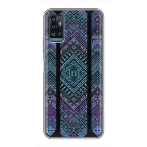 Силиконовый Чехол на ZTE Blade A71 (Крутой орнамент)