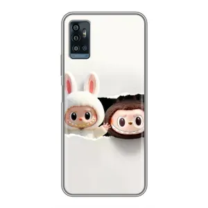 Чехол с принтом Лабубу для ZTE Blade A71 (Фигурки Labubu)