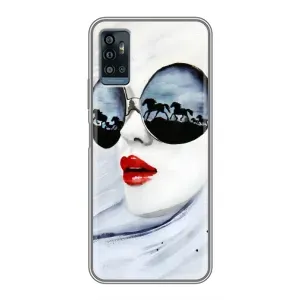 Чохол з картинкою Модні Дівчата ZTE Blade A71 (Любителька коней)