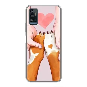 Чохол (ТПУ) Милі песики для ZTE Blade A71 (Любов до собак)
