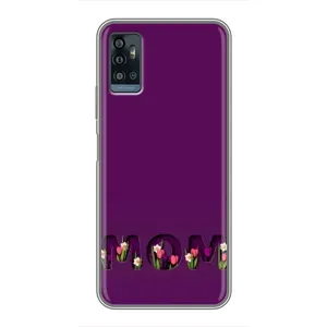 Чехол с рисунком «Мама с цветами» для ZTE Blade A71