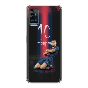 Чехол (TPU) с Футболистом на ZTE Blade A71 (MBAPPE 10)
