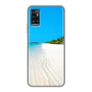 Летний Чехол на ZTE Blade A71 (Море песок)