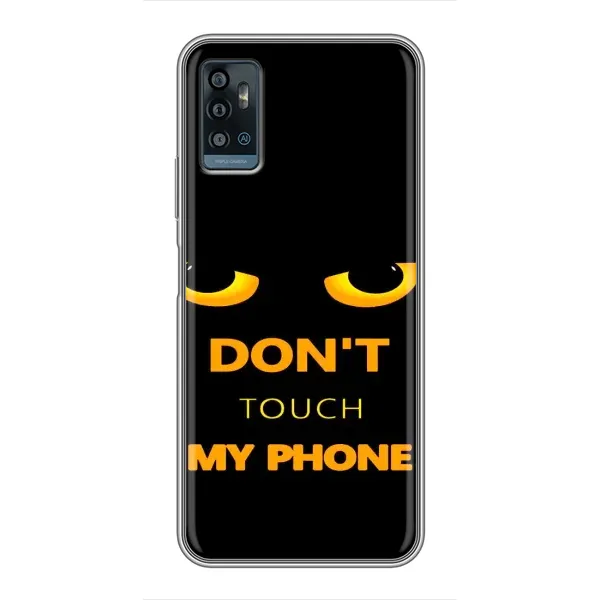 Чехол с рисунком «Не трогай мой телефон» для ZTE Blade A71 Чехол с рисунком «Не трогай мой телефон» для ZTE Blade A71