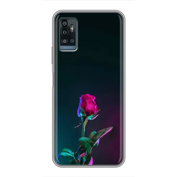 Чехол с рисунком «Ночная роза» для ZTE Blade A71 Чехол с рисунком «Ночная роза» для ZTE Blade A71