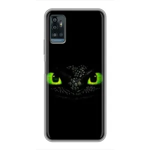 Чехол дракон Беззубик для ZTE Blade A71 (Глаза Беззубика)