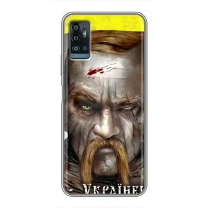 Чехол с картинкой (Патриотический КОЗАК) на ZTE Blade A71 (Одноглазый Козак)