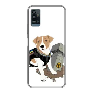 Чехол с принтом Собаки Патрон для ZTE Blade A71 (Пёс Патрон с ракетой)