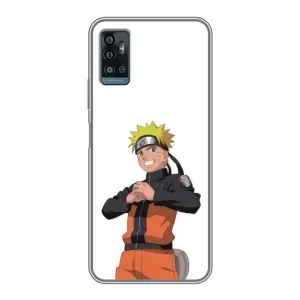 Чехлы с принтом Наруто на ZTE Blade A71 (Радосный Наруто)
