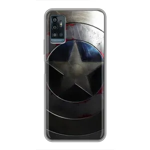 Чохол с Щітом Капітана Америки на ZTE Blade A71 (Ретро Щит Капітана)
