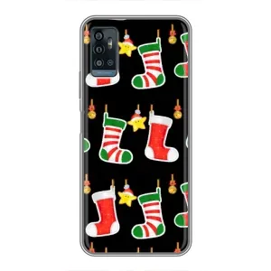 Силиконовый бампер на рождество для ZTE Blade A71 (Рождественские подарки)