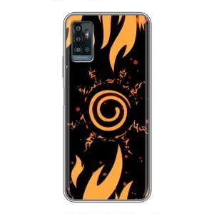 Купить Чехлы на телефон с принтом Anime для ZTE Blade A71 (Солнце Наруто)