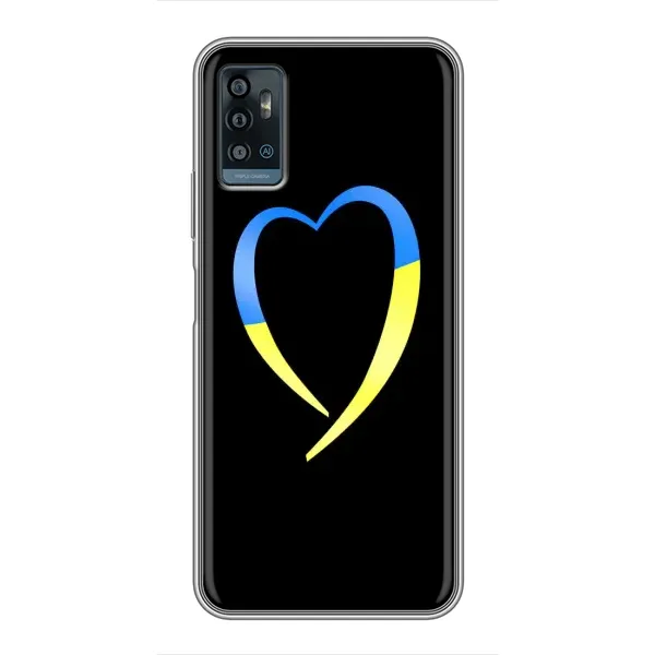 Чехол с рисунком «Украинское сердце» для ZTE Blade A71 Чехол с рисунком «Украинское сердце» для ZTE Blade A71