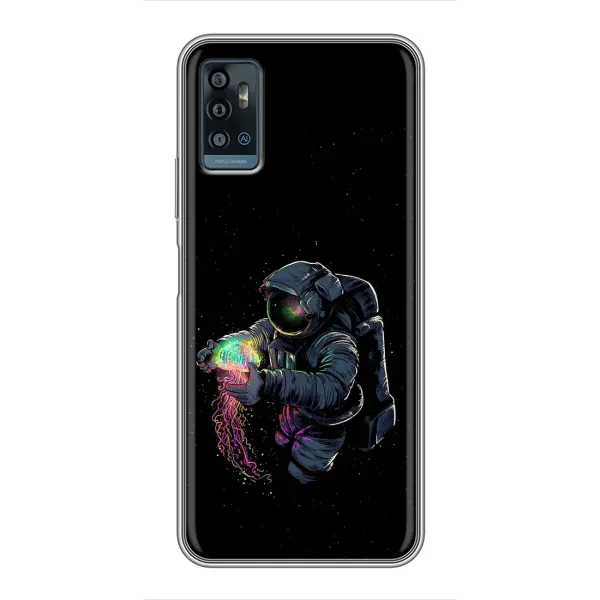 Чехол с рисунком «В руках земля» для ZTE Blade A71 Чехол с рисунком «В руках земля» для ZTE Blade A71