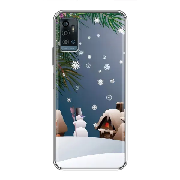 Чехол с рисунком «Зима» для ZTE Blade A71 Чехол с рисунком «Зима» для ZTE Blade A71