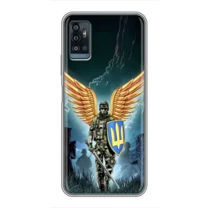 Патріотичний Чохол для ZTE Blade A71 (ЗСУ з крильми)
