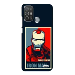 Чехол Супергерой Железный человек на ZTE Blade A72 (Art Iron man)