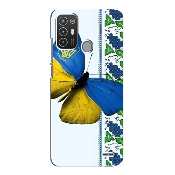Чехол с рисунком «Бабочка» для ZTE Blade A72