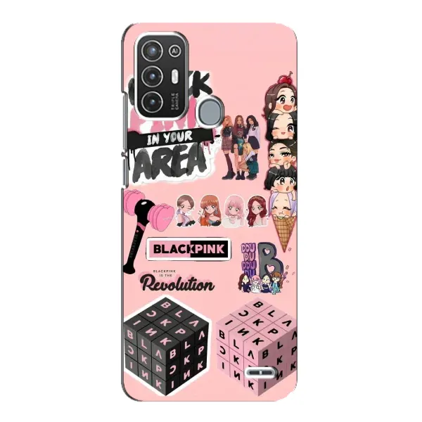 Чехол с рисунком «BLACK PINK коллаж» для ZTE Blade A72 Чехол с рисунком «BLACK PINK коллаж» для ZTE Blade A72