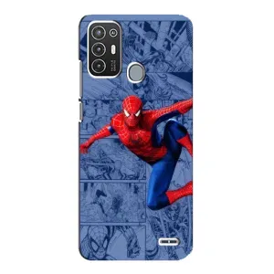 Силіконовий Чохол для ZTE Blade A72 (Людина павук)