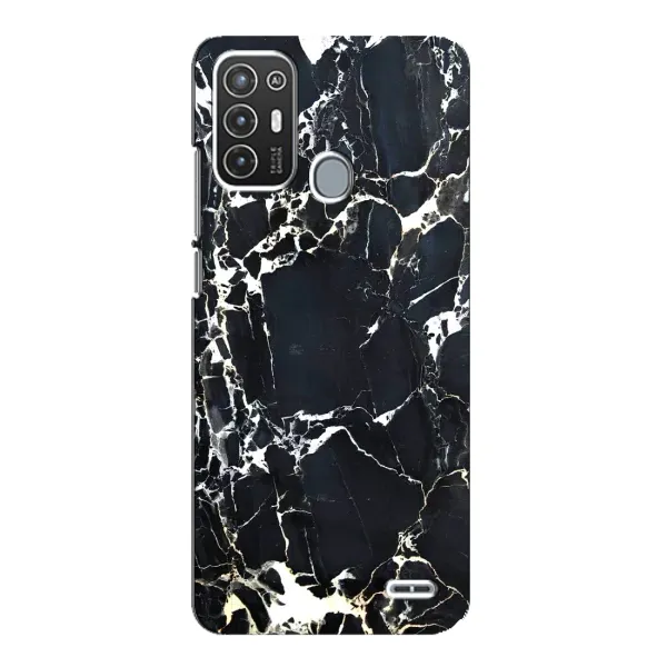 Чехол с рисунком «Чёрный мрамор» для ZTE Blade A72 Чехол с рисунком «Чёрный мрамор» для ZTE Blade A72