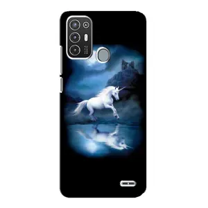 Чехол Unicorn на ZTE Blade A72 (Единорог)