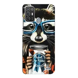 Силіконовий Чохол з Энотами на ZTE Blade A72 (Єнот в окулярах)