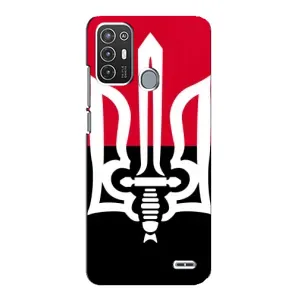 Чохли УПА (Червоно-Чорний) на ZTE Blade A72 (Герб України)