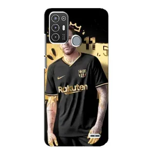 Силиконовый Чехол ZTE Blade A72 (Gold Neymar)