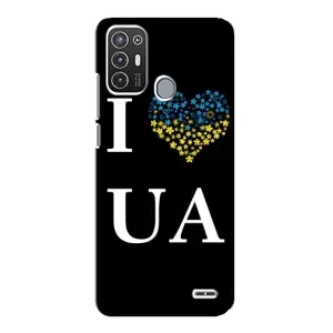 Силиконовый Чехол на ZTE Blade A72 (Я-Украина) (I Love UA)