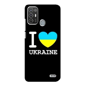 Чехол с Украинской символикой на ЗТЕ Блейд А72 (I Love Ukraine)