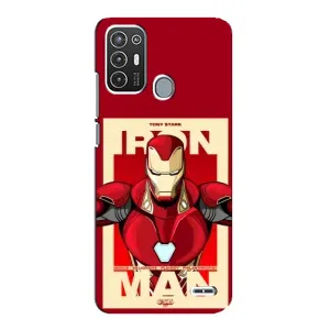 Чехол Супергерой Железный человек на ZTE Blade A72 (Iron man)