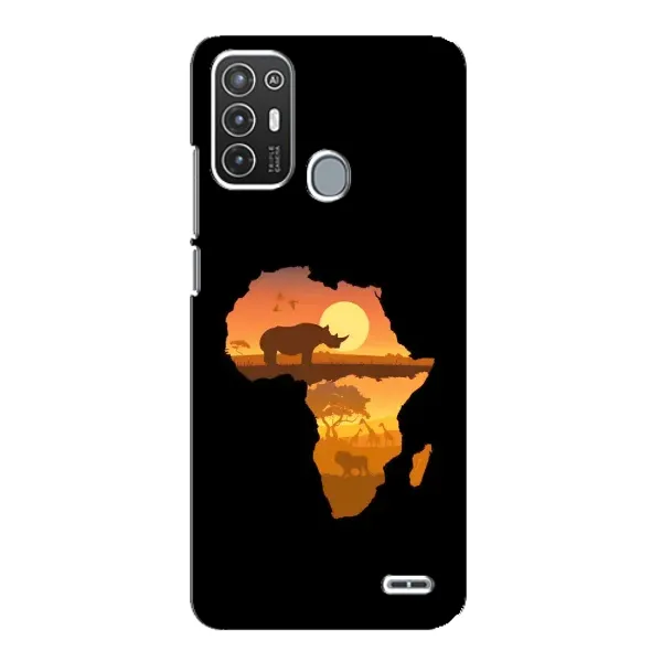 Чохол з малюнком «Карта» для ZTE Blade A72