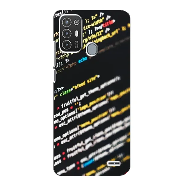 Чехол с рисунком «Код» для ZTE Blade A72 Чехол с рисунком «Код» для ZTE Blade A72