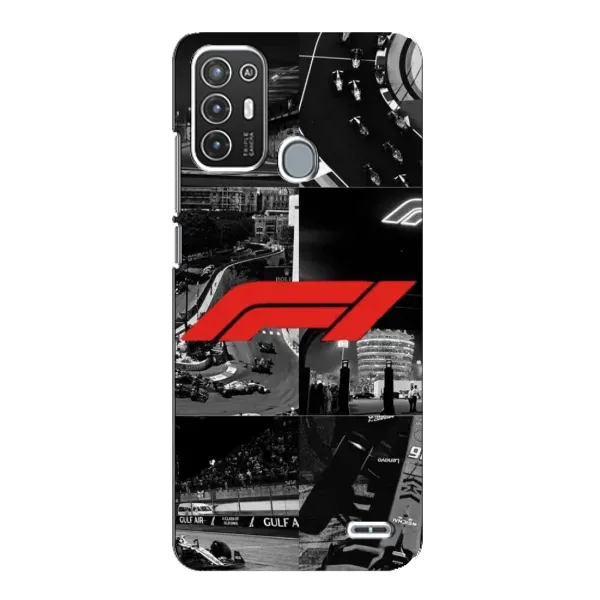 Чехол с рисунком «Коллаж Формула 1» для ZTE Blade A72 Чехол с рисунком «Коллаж Формула 1» для ZTE Blade A72