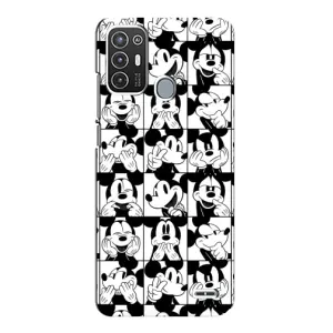 Чехлы с принтом Микки Маус на ZTE Blade A72 (Коллаж Микки Маус)