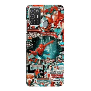 Чехол Супергерой Человека Паука на ZTE Blade A72