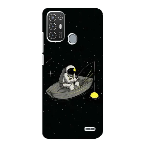 Чехол с рисунком «Космонавт на рыбалке» для ZTE Blade A72 Чехол с рисунком «Космонавт на рыбалке» для ZTE Blade A72