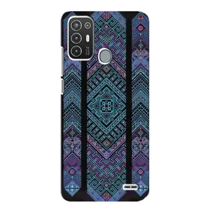 Силиконовый Чехол на ZTE Blade A72 (Крутой орнамент)