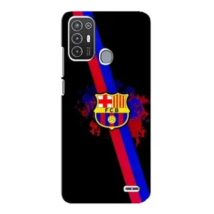 Чохол для ZTE Blade A72 (Барселона) (Лого Барси)