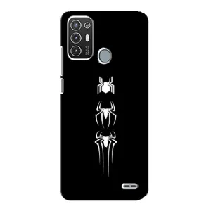 Чехол Супергерой Человека Паука на ZTE Blade A72 (Лого паука)