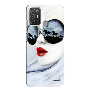 Чохол з картинкою Модні Дівчата ZTE Blade A72 (Любителька коней)