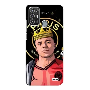 Чехол (TPU) с Футболистом на ZTE Blade A72 (Mbappe King)