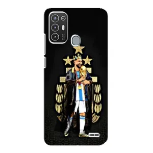 Чехлы Лео Месси Аргентина для ZTE Blade A72 (Месси король)
